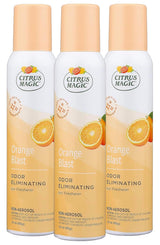 Citrus Magic Odor Eliminator Air Freshener Spray for Home, Orange Blast, 3-Ounce, Pack of 3