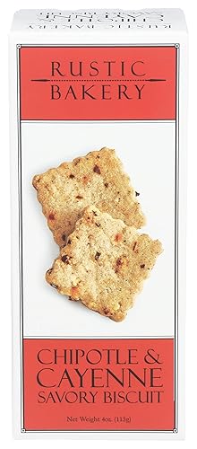 Rustic Bakery, Biscuits Savory Chipotle Cayenne, 4 Ounce