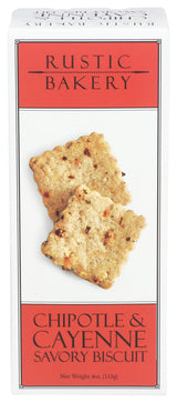 Rustic Bakery, Biscuits Savory Chipotle Cayenne, 4 Ounce
