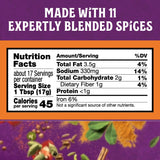 Patak's Madras Spice Paste, Hot Indian Curry with 11 Expertly Blended Spices, No Artificial Colors, Gluten-Free & Vegan, Bold Base for Home Cooking