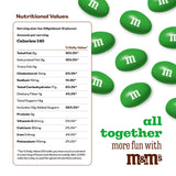 M&M'S Green Peanut Chocolate Candy, 2 lb Bulk Resealable Bag