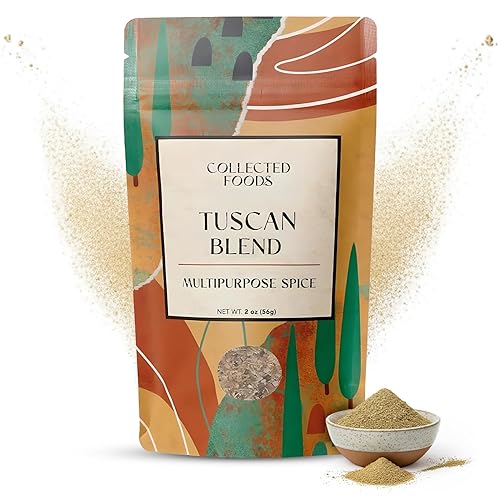 Collected Foods Italian Tuscan Seasoning | All-Natural Spice Blend | Small Batch Mix for Grilling, Pasta, Vegetables, Dressings & Olive Oil Dipping |