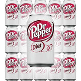 Diet Dr Pepper Soda, 12 Fl Oz Can (Pack of 15, Total of 180 Oz)