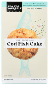 Sea For Yourself Cod Cakes, 6 OZ