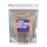 Essential Spice Coarse Ground Smoked Black Pepper - Bold, Smoky & Pungent Flavor - Cracked Smoked Peppercorns for Rubs, Grilling, Marinades & Savory
