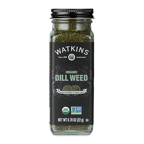 Watkins Organic Dill Weed, Non-GMO, Kosher, 0.78 Ounce, 1-Pack