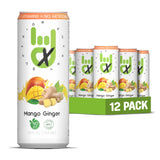 Superior Energy Electrolytes Drink Zero Calories - Energy Drink Zero Sugar - Mango Ginger Flavor, 90mg Natural Caffeine - Pack of 12 (12 fl oz each)