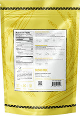 Soeos Sushi Rice, Medium Grain Rice, Sticky Rice for Sushi Rolls and Japanese Food, 2 Pound (32 Ounce)