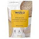 Waka Premium Instant Coffee Pouch - 100% Arabica Freeze Dried Beans - For Hot or Iced Coffee (3.5 Ounces, House Roast)