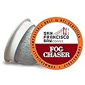 SF Bay Fog Chaser OneCup - 72 Count Compostable Coffee Pods - Medium-Dark Roast Arabica Coffee - Compatible with Most Keurig K-Cup Brewers