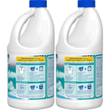 Clorox Splash-Less Bleach, Clean Linen Scent, 55 Ounces, 2 Pack (110 Ounces Total), Real Bleach Made Simple™