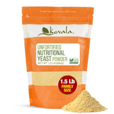 Kevala Nutritional Yeast - Premium Non Fortified Powder for Vegan Cooking, Product of USA, Seasoning with a Cheesy Flavor, Dry Yeast With No Added