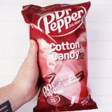Dr Pepper Cotton Candy, Classic Soda Flavored Sugar Floss, Carnival Party Favor Snacks, 3.1 Ounces (Pack of 6)