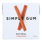 Simplygum Gum Cinnamon Ntrl 15pc