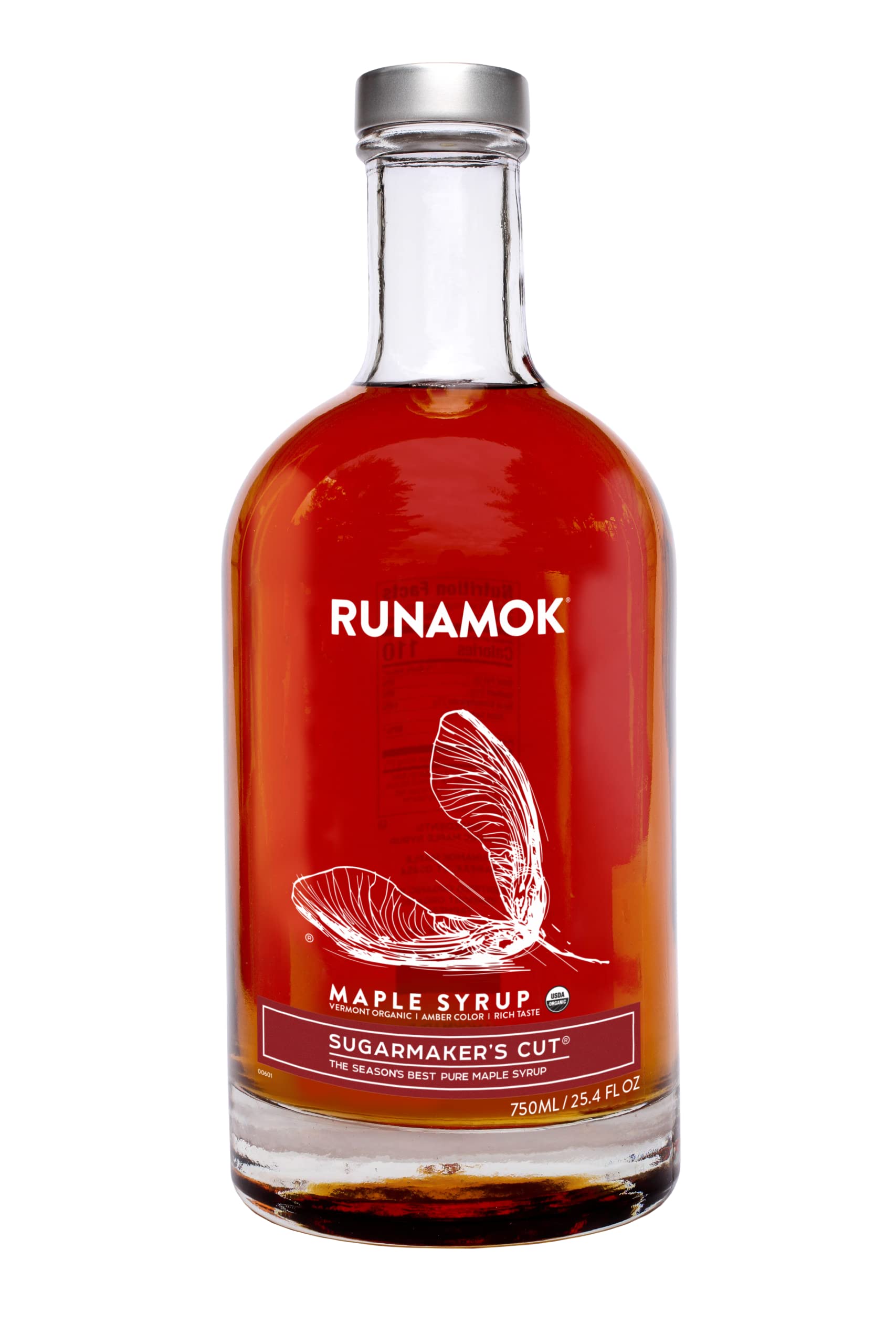 Runamok Maple Syrup Organic Sugarmaker's Cut - Grade A Vermont Maple Syrup, Amber Color, Rich Taste | Pure Maple Syrup & 100% Natural | Classic