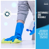 Zwipes Microfiber Cleaning Cloths (36 Pack) Assorted Color