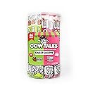 Goetze's Candy Sweet Shoppe Cow Tales Mix - Strawberry Smoothie & Caramel Apple - 36ct. Canister - Fresh from the Factory