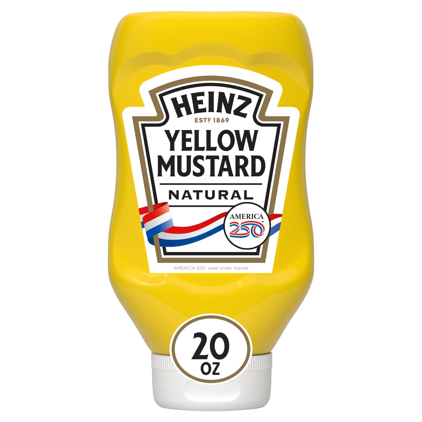 Heinz Yellow Mustard, 20 oz Bottle
