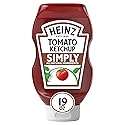 Heinz Simply Tomato Ketchup with No Artificial Sweeteners, 19 oz Bottle