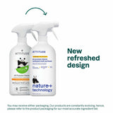 ATTITUDE All Purpose Cleaner Spray, EWG Verified, Vegan, Made with 94% Plant-Based Ingredients, Streak-Free for Kitchen, Bathroom, Glass & More