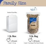 True North Granola - Gluten Free Maple Vanilla Granola, Low Carb, Nut Free and Non-GMO, Bulk Bag, 5 lb.