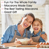 Macalicious Macaron Baking Mix - DIY Bake Your Own French Macarons Kit -Includes All Dry Ingredients, Pastry Bags with Piping Tip, Template, and Detailed Instructions - Great activity for Kids & Adults