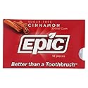 Epic Dental Cinnamon Gum - Xylitol Sweetened - Case of 12-12 Pack12