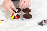 Bakerpan Premium Rolled Brown Fondant for Cake Decorating - 1 Pound, Chocolate Flavor (Made in USA)