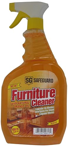 Safeguard 813 Furniture Cleaner Spray with Natural Orange Oil, 32 Fluid Ounce