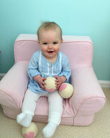 A Little Green Bee 6 Eco-Friendly Wool Dryer Balls -Set of Six 100% Handmade, Natural and Unscented