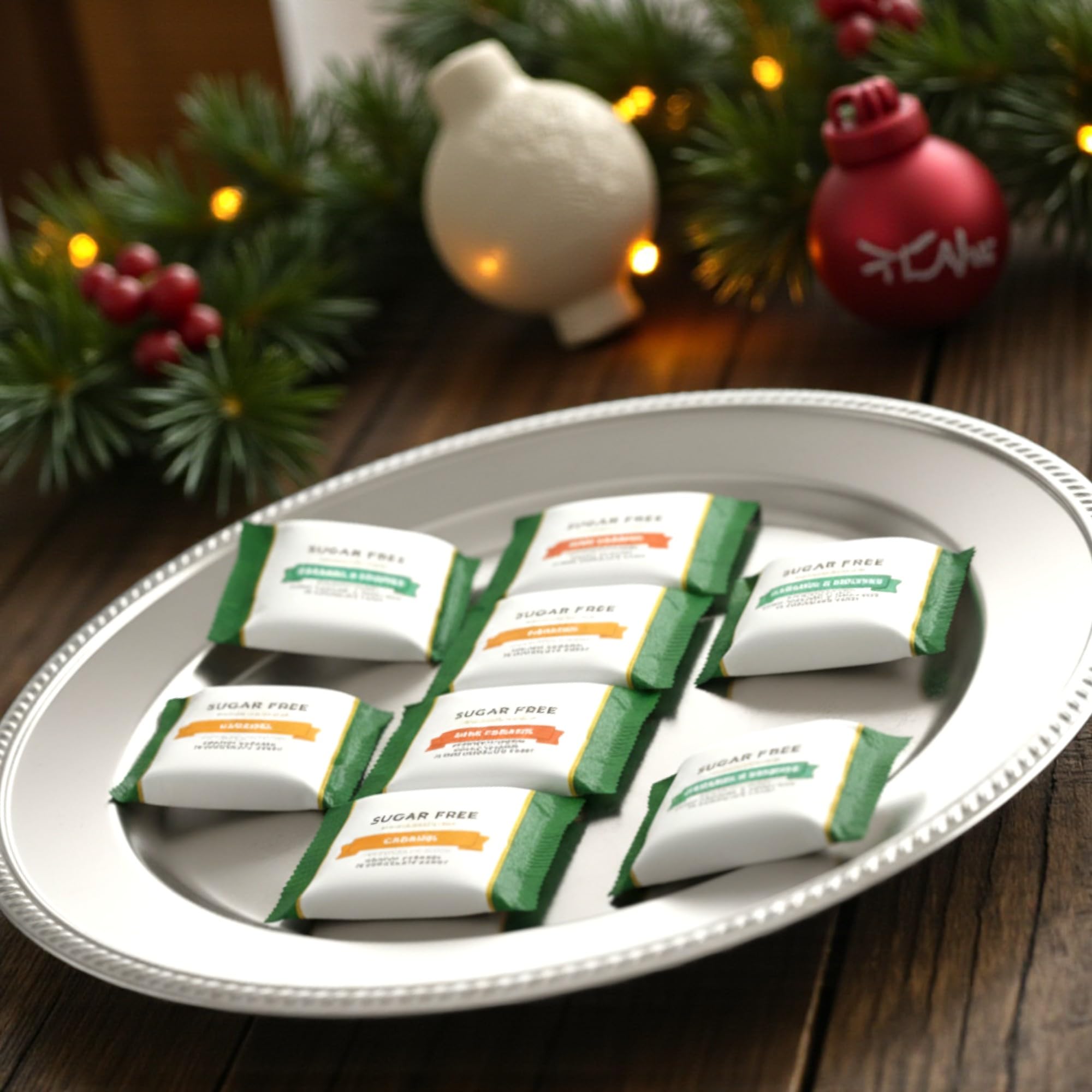 Gourmet Sugar Free Chocolate Caramel Assortment-1 lb Deliciously Crafted for a Guilt-Free Indulgence Made with Stevia Extract-Perfect