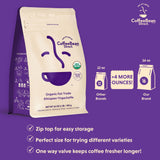 Coffee Bean Direct Organic Fair Trade Ethiopian Yirgacheffe, Whole Bean Coffee, Arabica Coffee, Light Roast, 1 Pound Bag (Pack of 1)