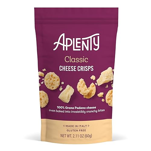 Amazon Brand, Aplenty Classic Cheese Crisps, 2.11 Oz