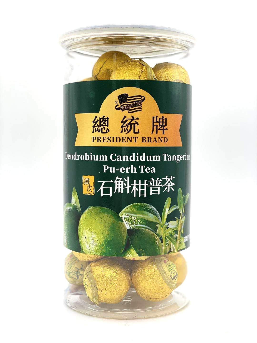 President Brand Dendrobium Candidum Tangerine Pu-erh Tea 12oz ???????? ??