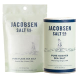 Jacobsen Salt Co. Sea Salt Variety Pack - Coarse, Non-Iodized Made in USA, Non-GMO, Steak Seasoning, Gourmet, Real Salt Flakes - Pure Kosher & Flake