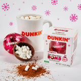 Dunkin' Original Hot Chocolate Bomb, Melting Belgian Milk Chocolate Ball Filled with Mini Marshmallows, Hot Cocoa Treat, 1.6 ounce by Frankford Candy
