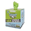 NatureZway Premium Shop Towels - 200 Sheets per Box: Ultra-Absorbent, Eco-Conscious & Durable - Ideal for Car Enthusiasts