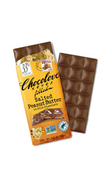 Chocolove, Salted Peanut Butter Milk Chocolate Bar, 3.17 Ounce