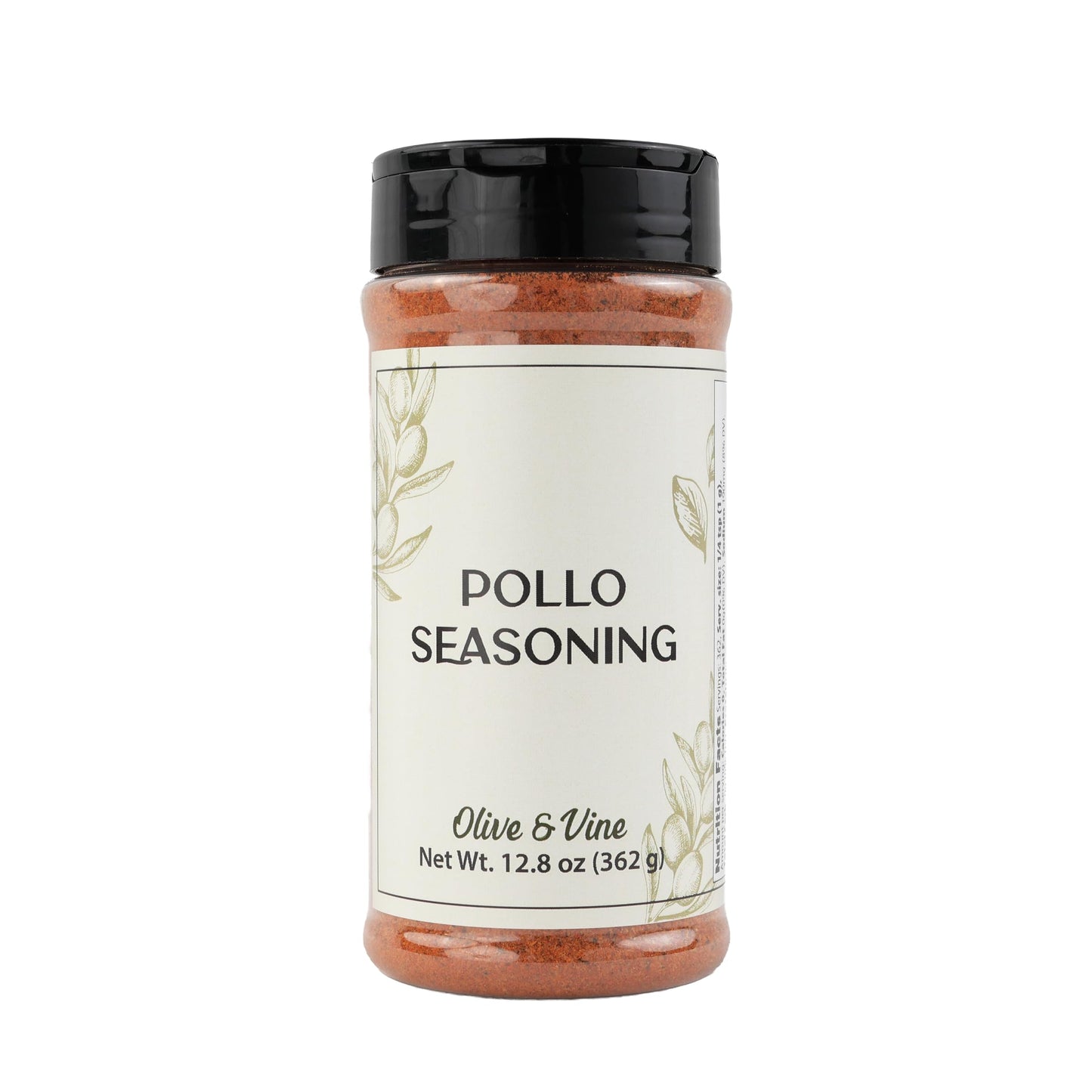 Olive & Vine Pollo Seasoning, Savory Blend, For Chicken & Grilled Dishes, Rich Tradition, Authentic Taste, For Global Recipes (12.8 Ounce)