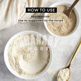 Quinoa Flour by Granary Mart- Rich in Protein/Fiber - Ideal for Vegans and Vegetarians - Freshly Milled in USA - Keto & Paleo Approved - Affordable Bulk Rate - 50 lbs. Bulk Bag