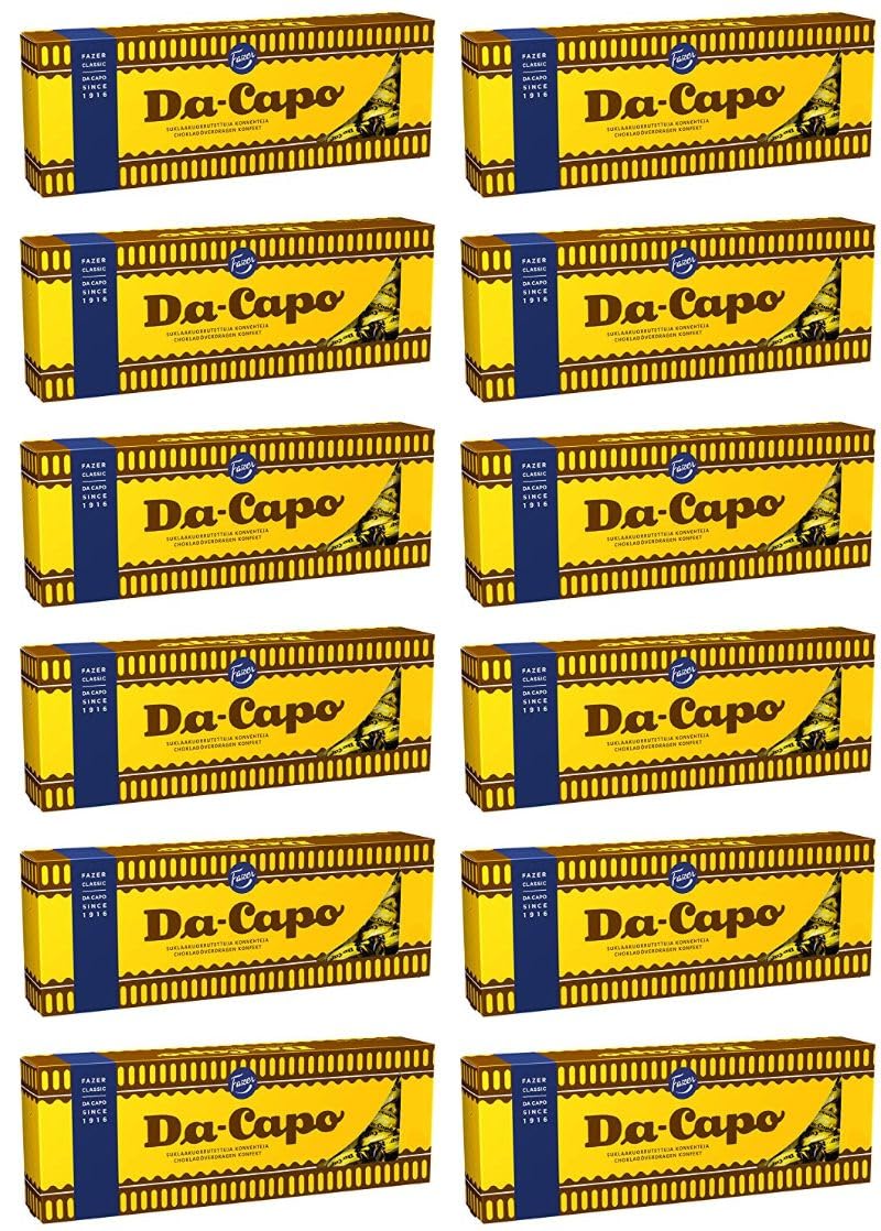 Fazer DaCapo Original Chocolate 12 Boxes of 350g