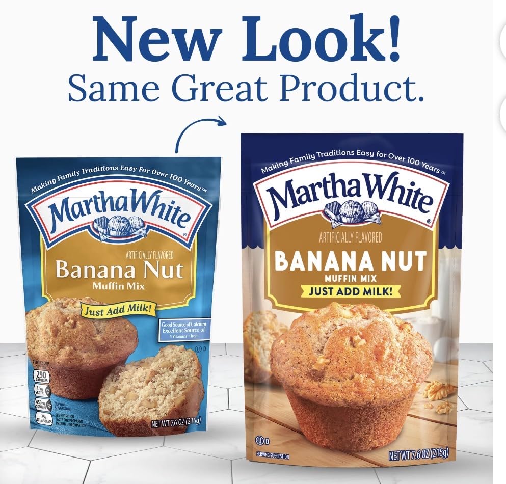 The Marvelous Martha White Muffin Mix (Banana Nut)