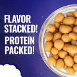 Manzela Japanese-Style Peanuts Bags | Crunchy Oven-Baked Shell with Wheat Flour, Classic Salty Taste, Family-Friendly, Perfect for Kids and Adults