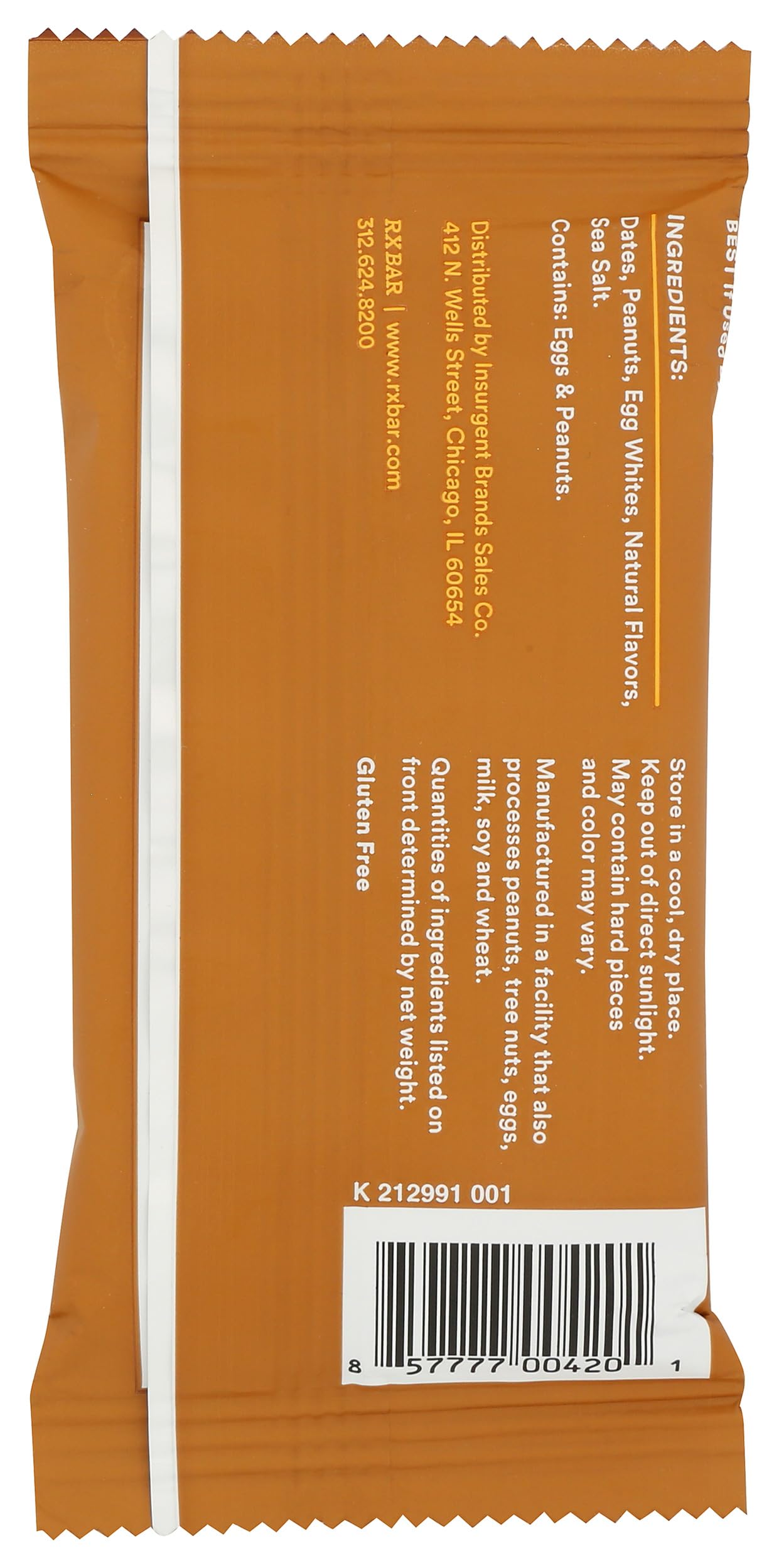 Rxbar Protein Bar Peanut Butter, 1.8 Oz