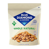 Blue Diamond Almonds Whole Natural Raw Snack Nuts, 25 Oz Resealable Bag (Pack of 1)
