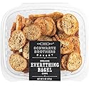 Everything Bagel Chips NY Style Bagel Crisps. Organic, Vegan, Kosher. From the artisans of Schwartz Brothers Bakery. Baked Fresh. Twice Baked. 8 ounce