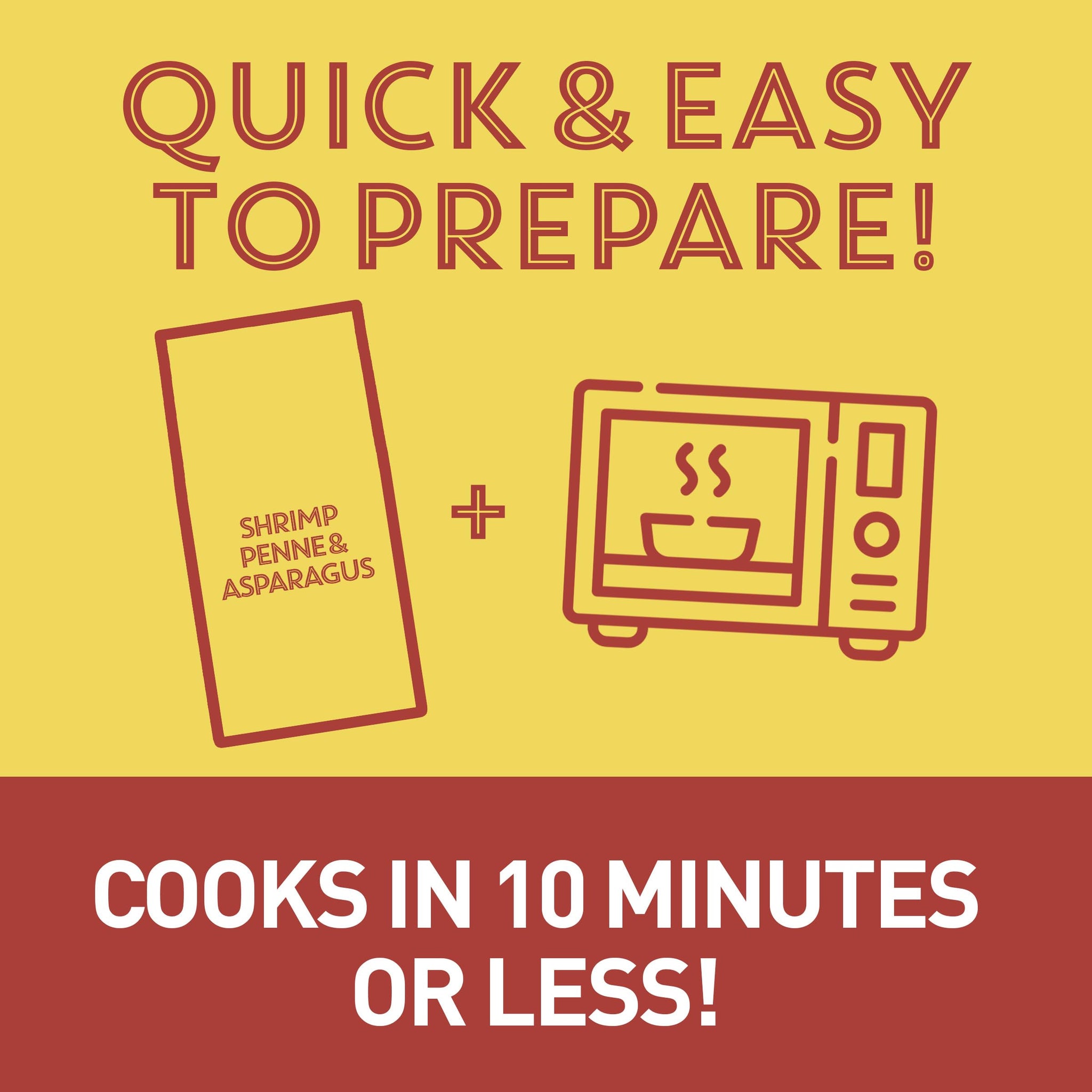 Bertolli Shrimp Penne & Asparagus Frozen Meals in a Creamy Tomato Basil Sauce, 22 oz.