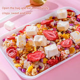 Chinese Granola With Fruit,Quick Oats,Chia Seeds,Oatmeal Instant,400g/14.1oz,Fiber Cereal Breakfast,Congee,Chinese Cereal