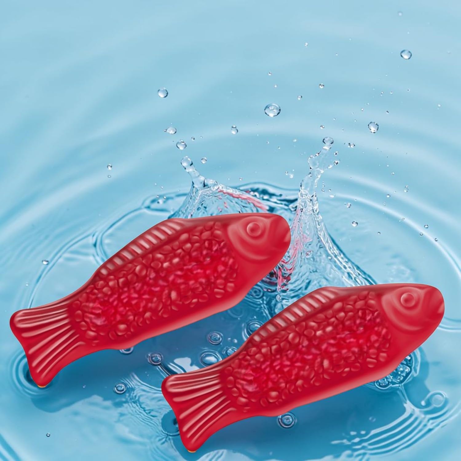 Red Gummy Fish Candy Bulk Bag - 1.5 lbs Soft & Chewy Candy Classic Fruity Flavor Fun Fish Shaped Gummies For Parties, Snacks, Candy Bowls, and Treat