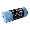 Autofiber Roll-o-Rags Microfiber Towels on a Roll, Tear Off Sheets - Blue, 12 inch x 12 inch, 30/roll